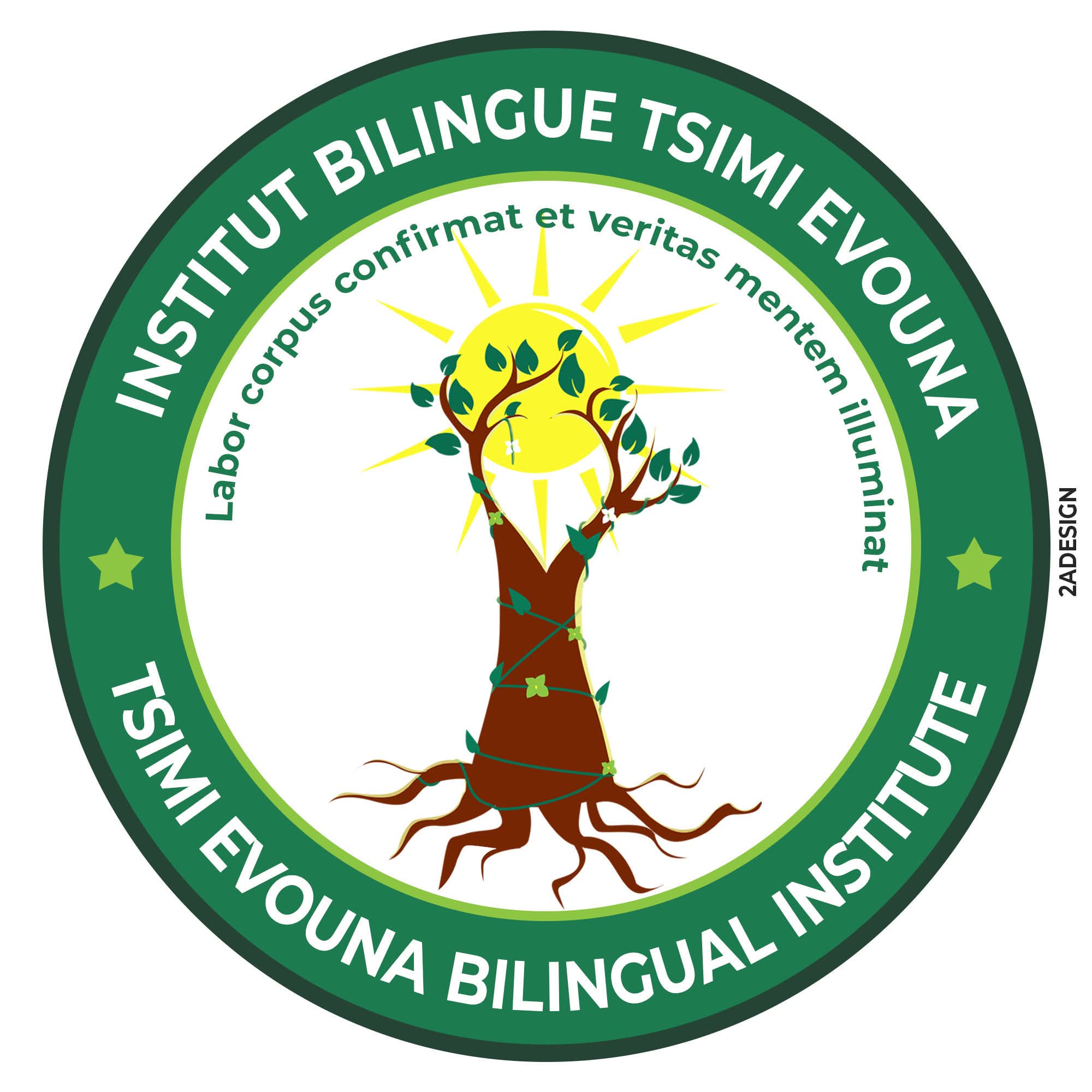 Écusson de l'Institut Bilingue Tsimi Evouna